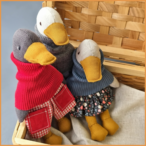 Small goose pattern: clothes pattern, stuffed toy