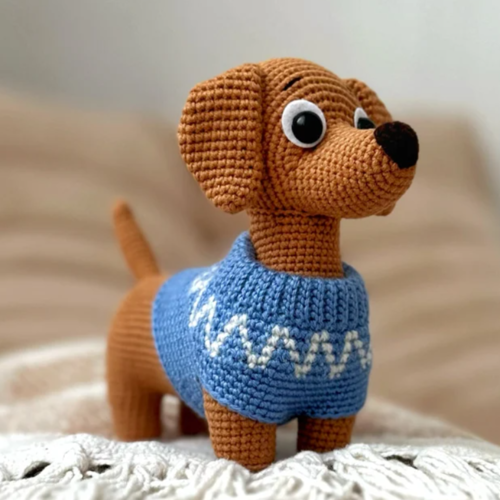 Crochet pattern Dog Dachshund