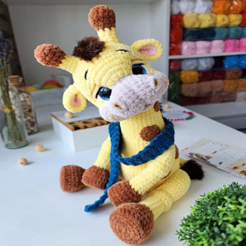 Giraffe Crochet Pattern Cute, Wildanimals Amigurumi