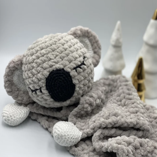 Crochet Pattern - Comforter Cuddly Koala - Digital Download only