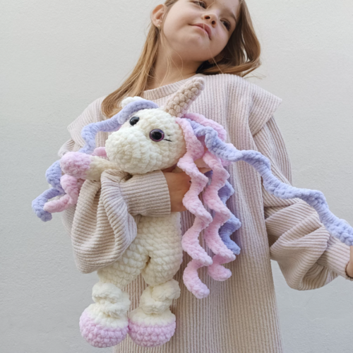 Unicorn Crochet Snuggler Pattern
