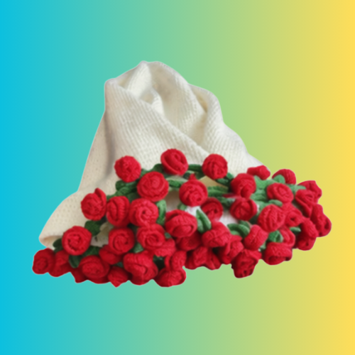 Crochet Pattern | Flower Blanket Roses