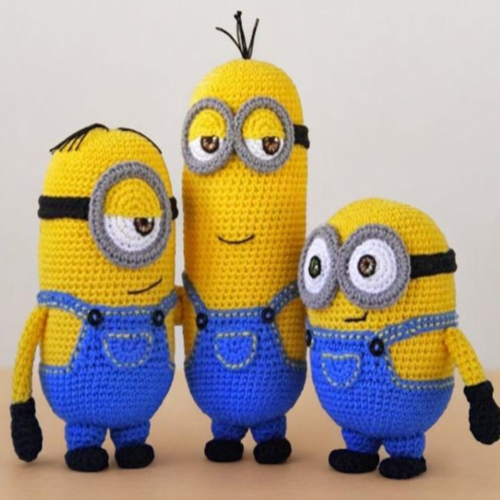 Minion amigurumi crochet pattern