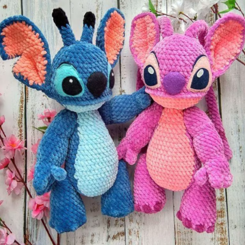 CROCHET PATTERN Blue Alien Monster