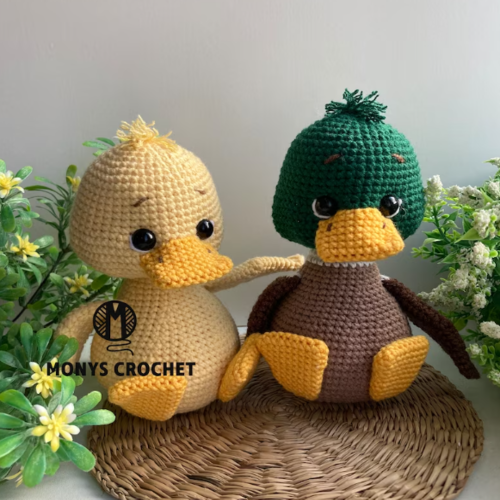 Crochet pattern - Duckling, amigurumi