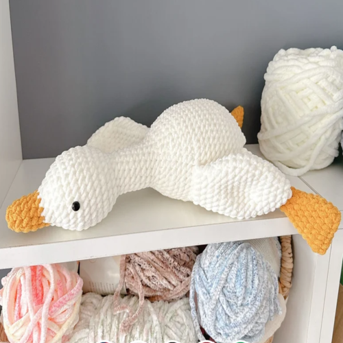 No-sew Little Goose Crochet Pattern, Amigurumi PDF