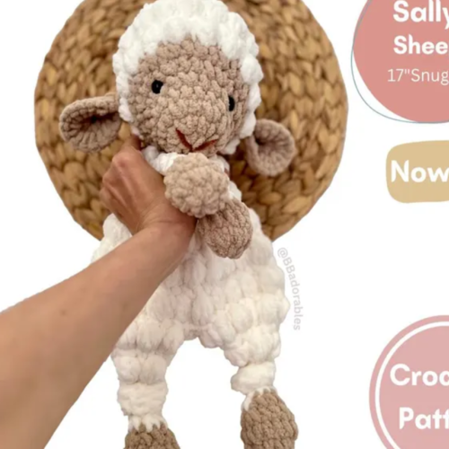 No-Sew Sally Sheep Snuggler Crochet PATTERN