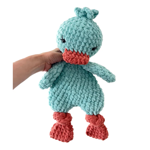 No-Sew Ducky Mini Duck Snuggler Crochet PATTERN